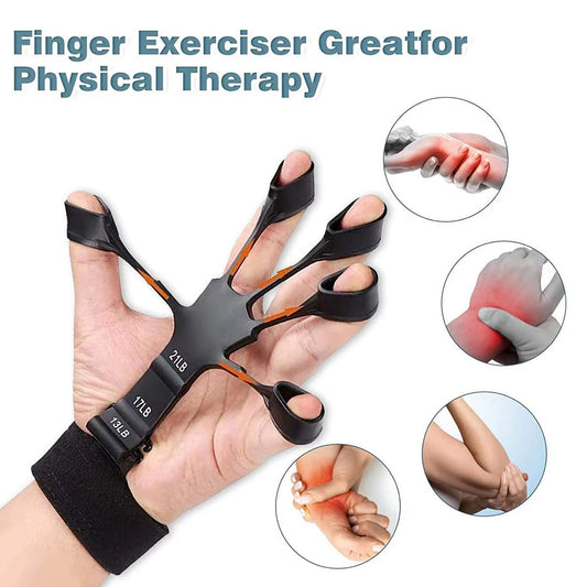 Silicone Gripper, Strength Trainer,  Rehabilitation Training, for Fitness Trainers, Rock Climbers, Guitarists...